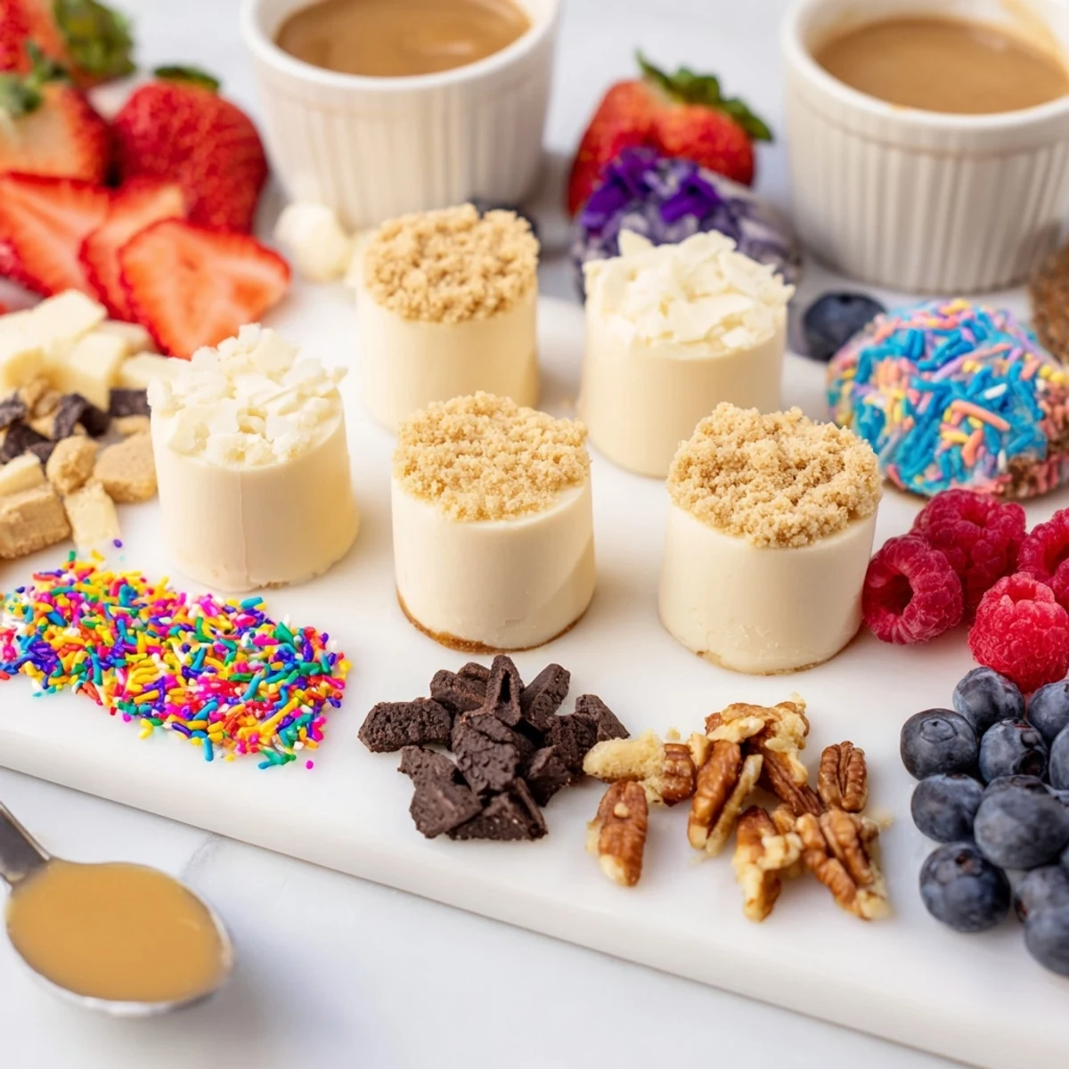 Deconstructed Dessert Board Cheesecake