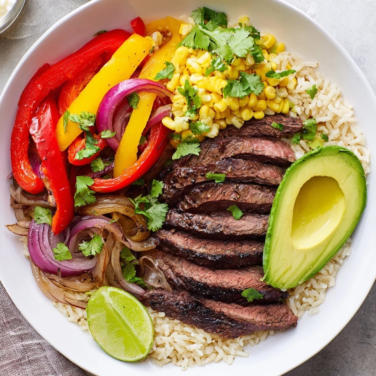 BBQ Steak Fajita Bowl