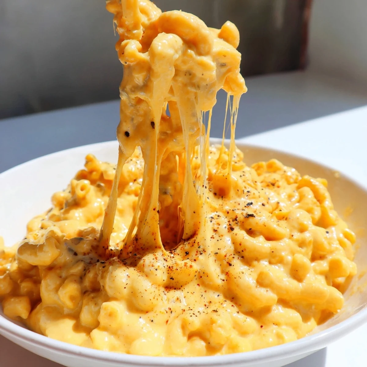 Creamy, cheesy One-Pot Butternut Squash Mac & Cheese, with tender squash—a comforting main dish.