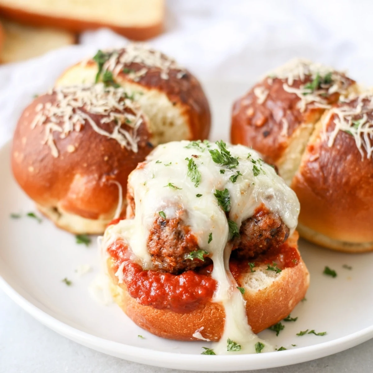 Easy Christmas Meatball Sliders