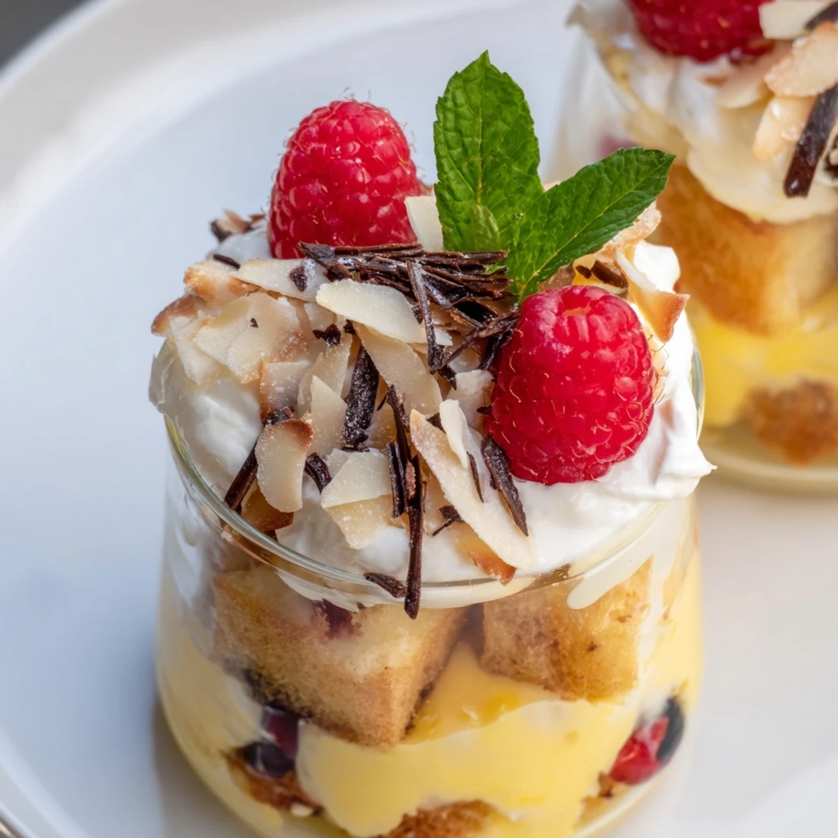 Simplified Christmas Trifle Cups