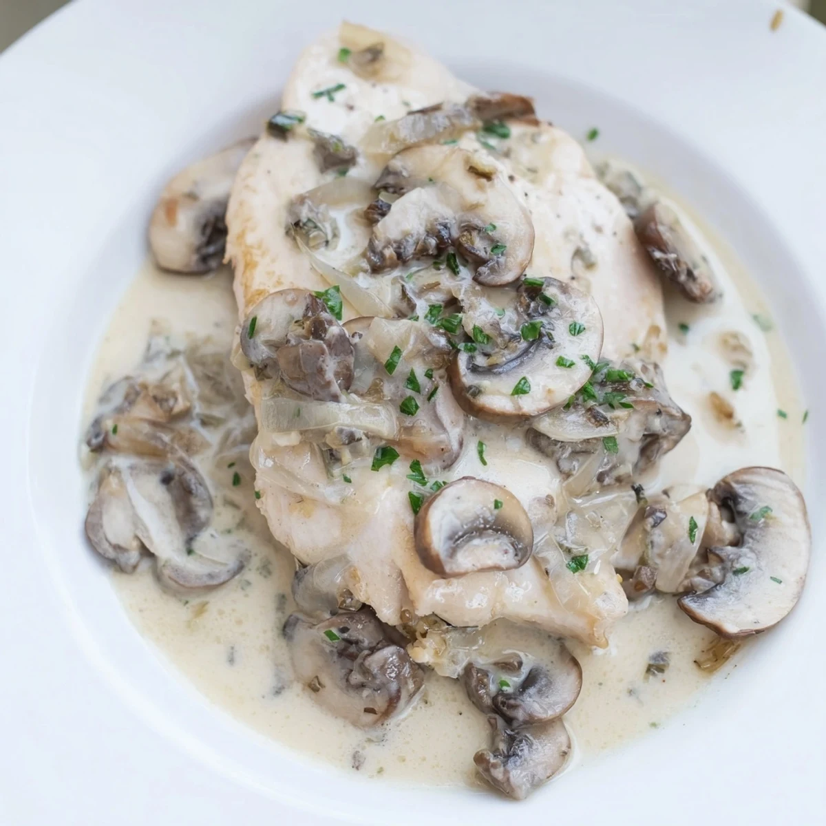 Tarragon Chicken Mushroom Skillet