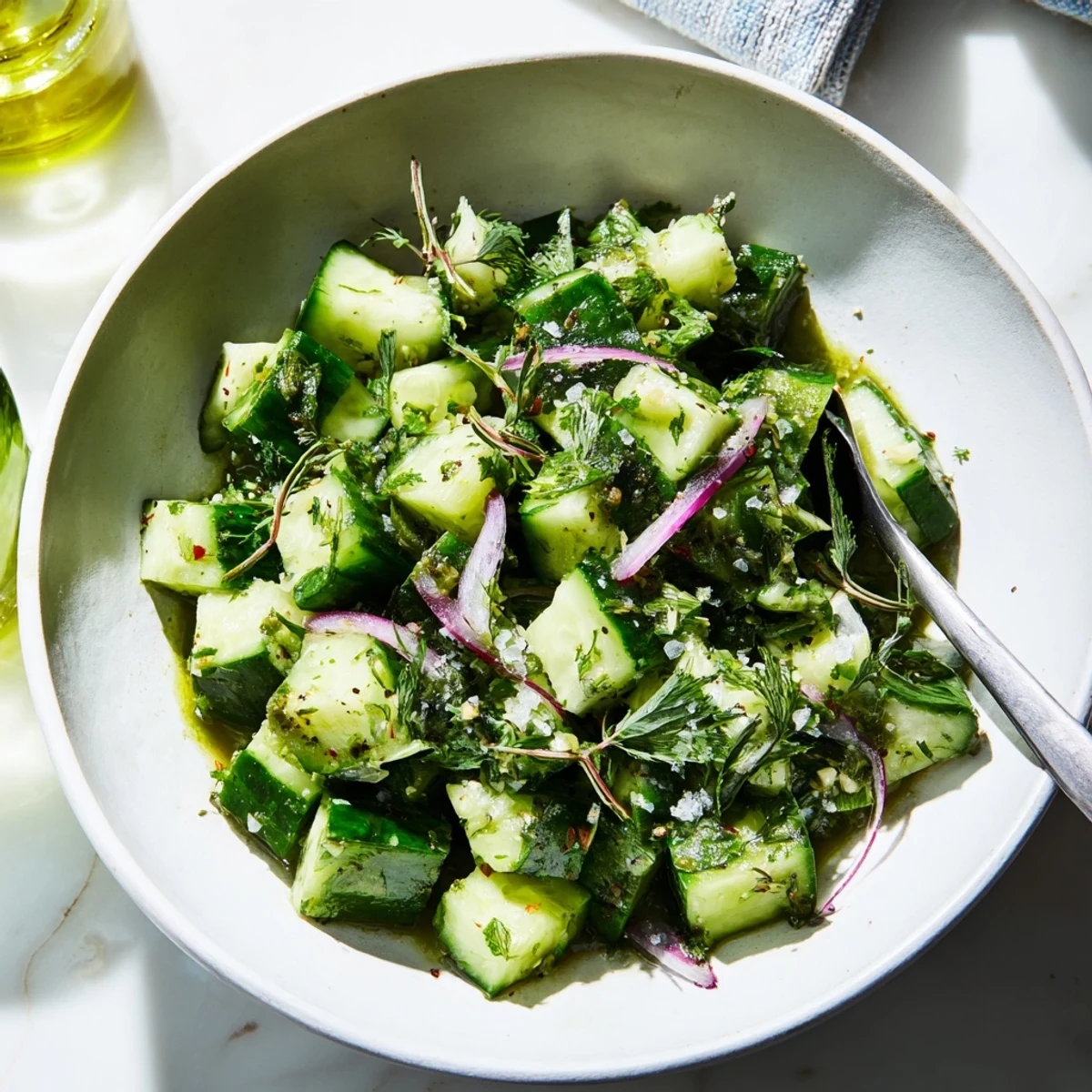 Simple Cucumber Dill Salad