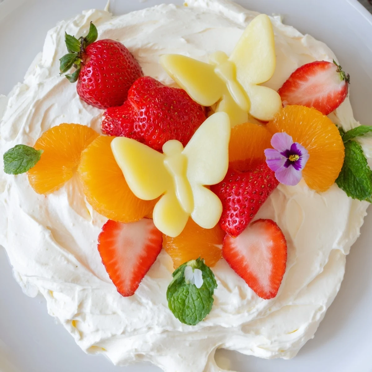 Butterfly Fruit Cream Cheese