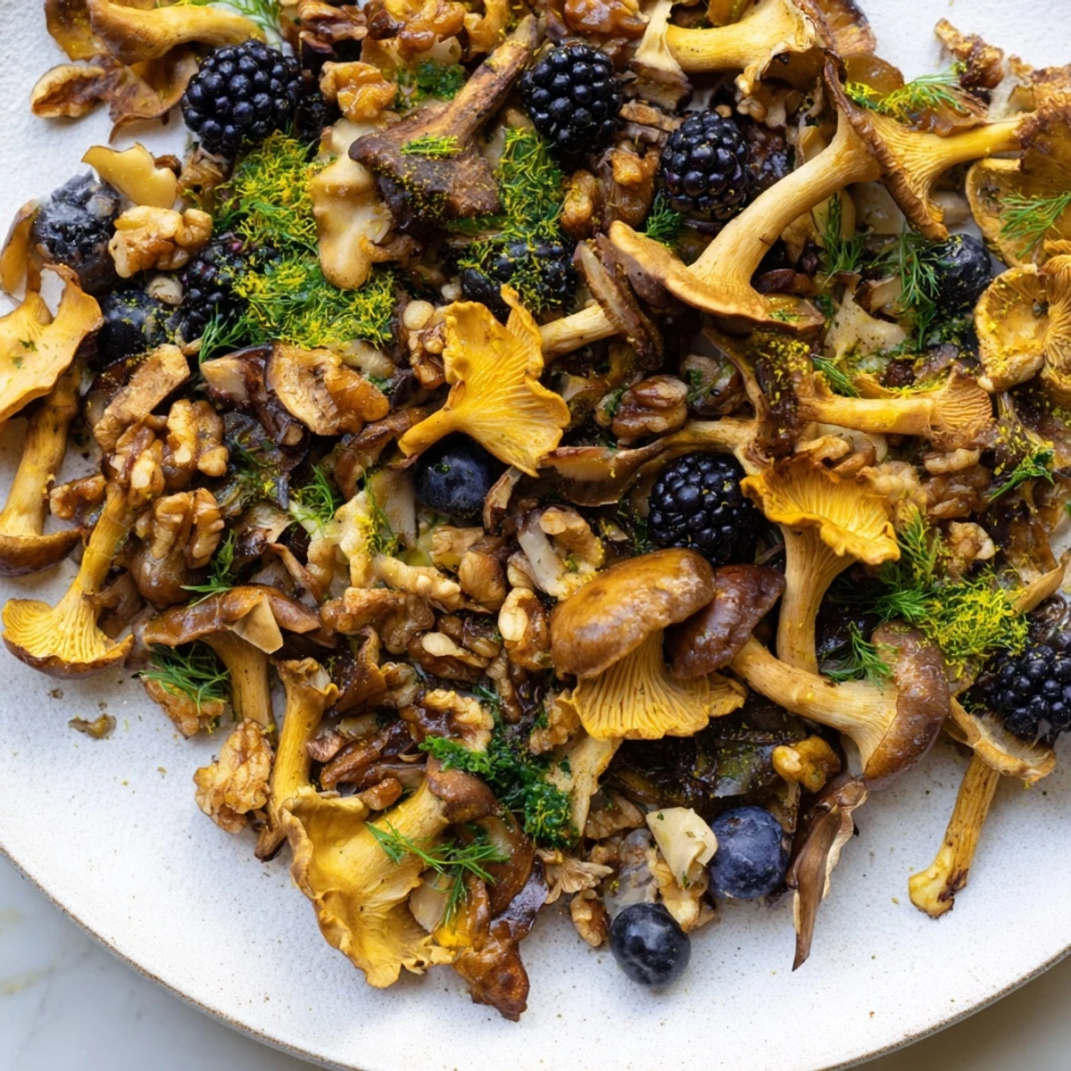 Imagine a vibrant plate of Northwest Forest Forager, a vegetarian appetizer with forest-floor-inspired herb moss.