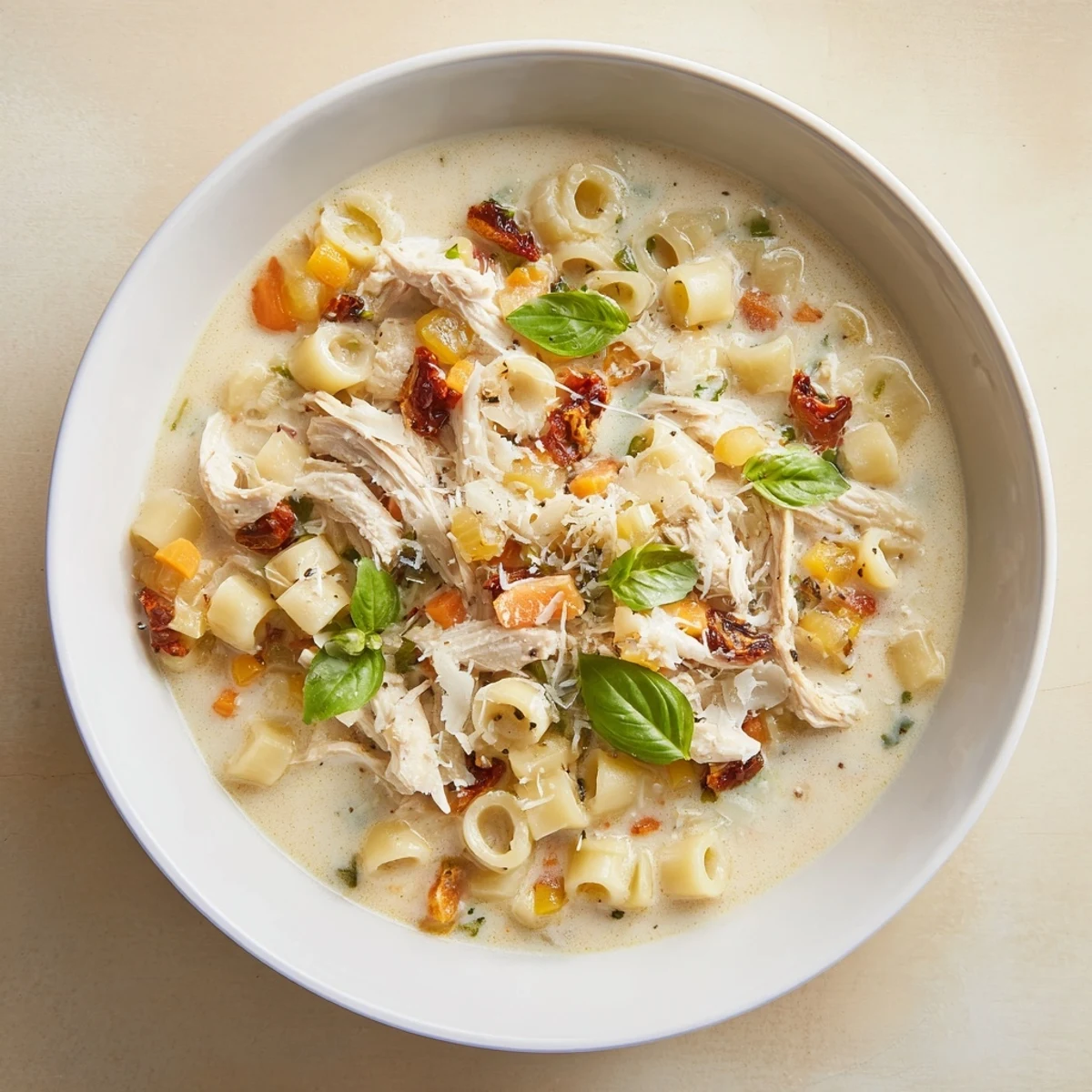 Warm, rich Marry Me Chicken Soup, a hearty American-Italian meal, perfect for chilly nights.
