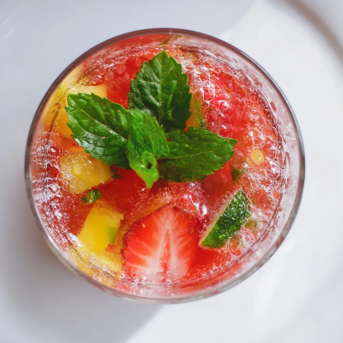 Bright, fruity DIY fruit refresher drinks, chilled and fizzy, perfect for a hot summer day.