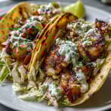 Coconut Lime Grilled Fish Tacos