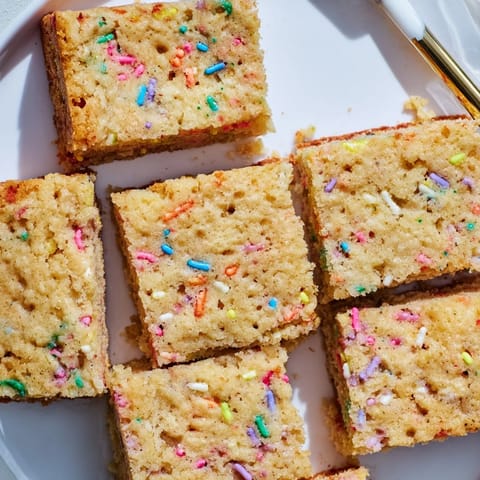 Chai Spiced Funfetti Bars