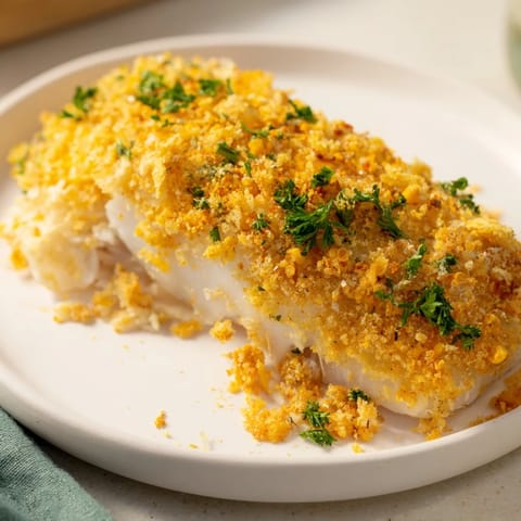 Baked Cod Crispy Ritz