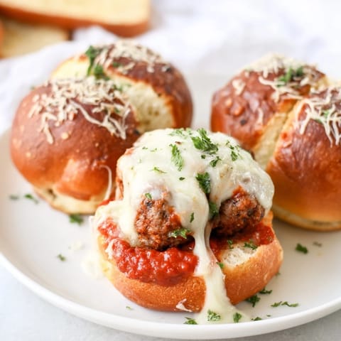 Easy Christmas Meatball Sliders