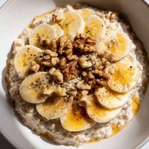 Microwave Banana Oats Bowl