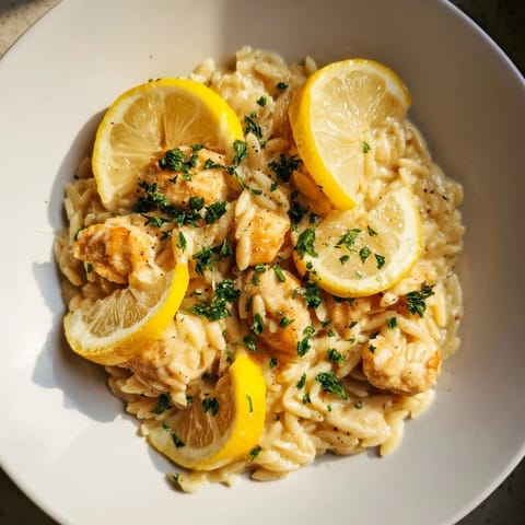 Creamy Lemon Chicken Orzo