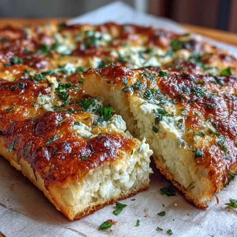 Two warm Fluffy Cottage Cheese Flatbreads stacked, steam rising, perfect for wrapping around crisp salad greens.