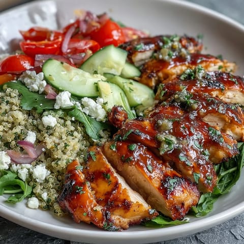 Lemon Vinaigrette Grilled Chicken