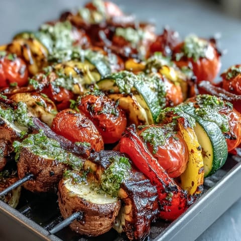 Summer Grilled Veggie Skewers