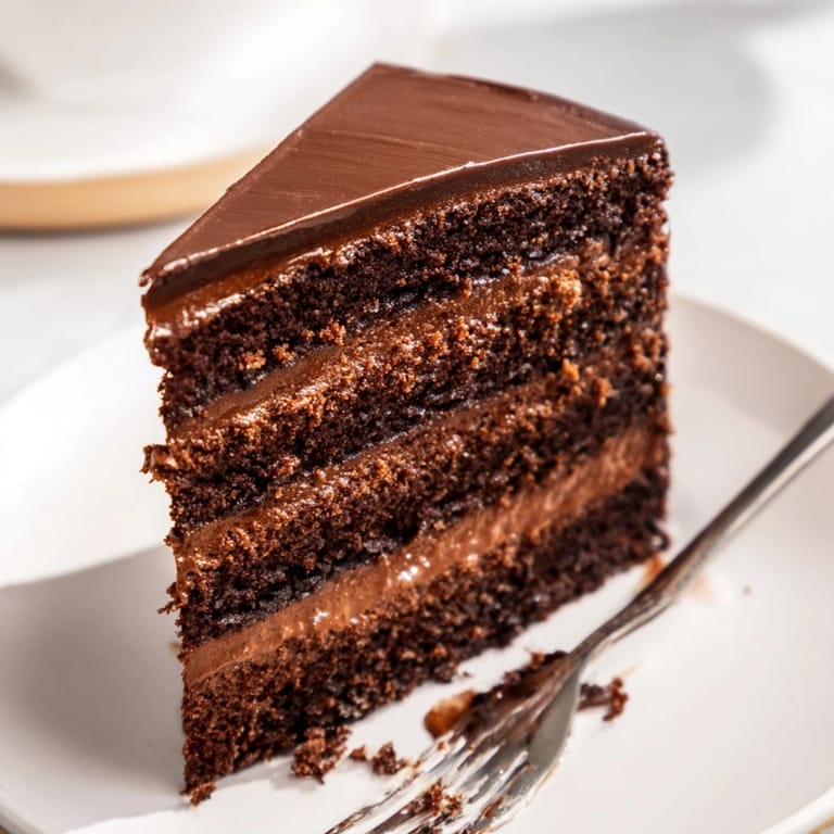 Preparing easy chocolate ganache cake recipe &amp;ndash; a decadent dessert for friends to enjoy.