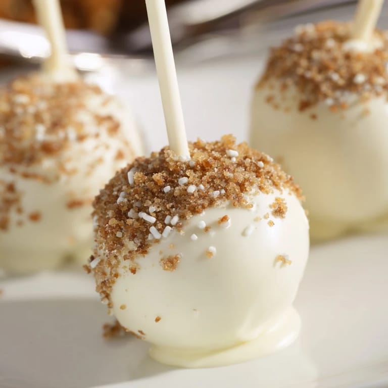 Delightful Cream Soda Spiced Biscuit Pops, perfect for sweet treats at parties.