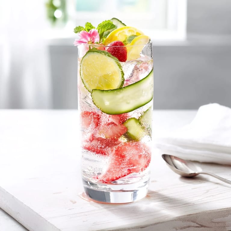 Chilled water-based mocktails bursting with lemon, lime, and fruity flavors served over ice.