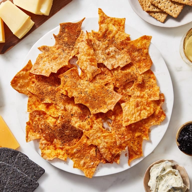 This Halloween board features a Spooky Night Bat theme, loaded with cheeses, crackers, and spooky sweets.