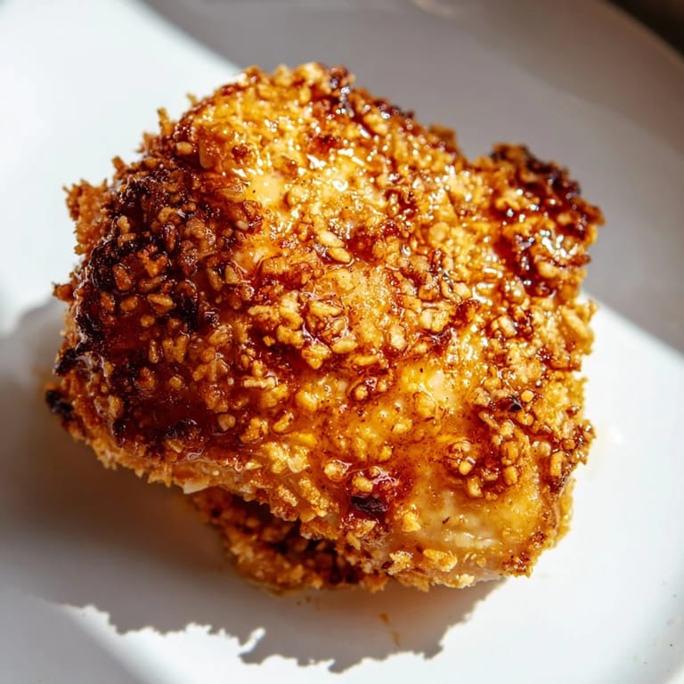 Air-fried or perfectly pan-fried, these Hot Honey Crispy Chicken Thighs look incredibly juicy and delicious.