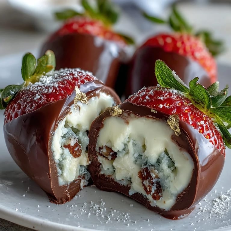 Festive Dubai Chocolate Strawberry Easter Eggs feature a pink shell and a crunchy filling of nuts and crisped rice.